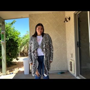 Geometric Cardigan